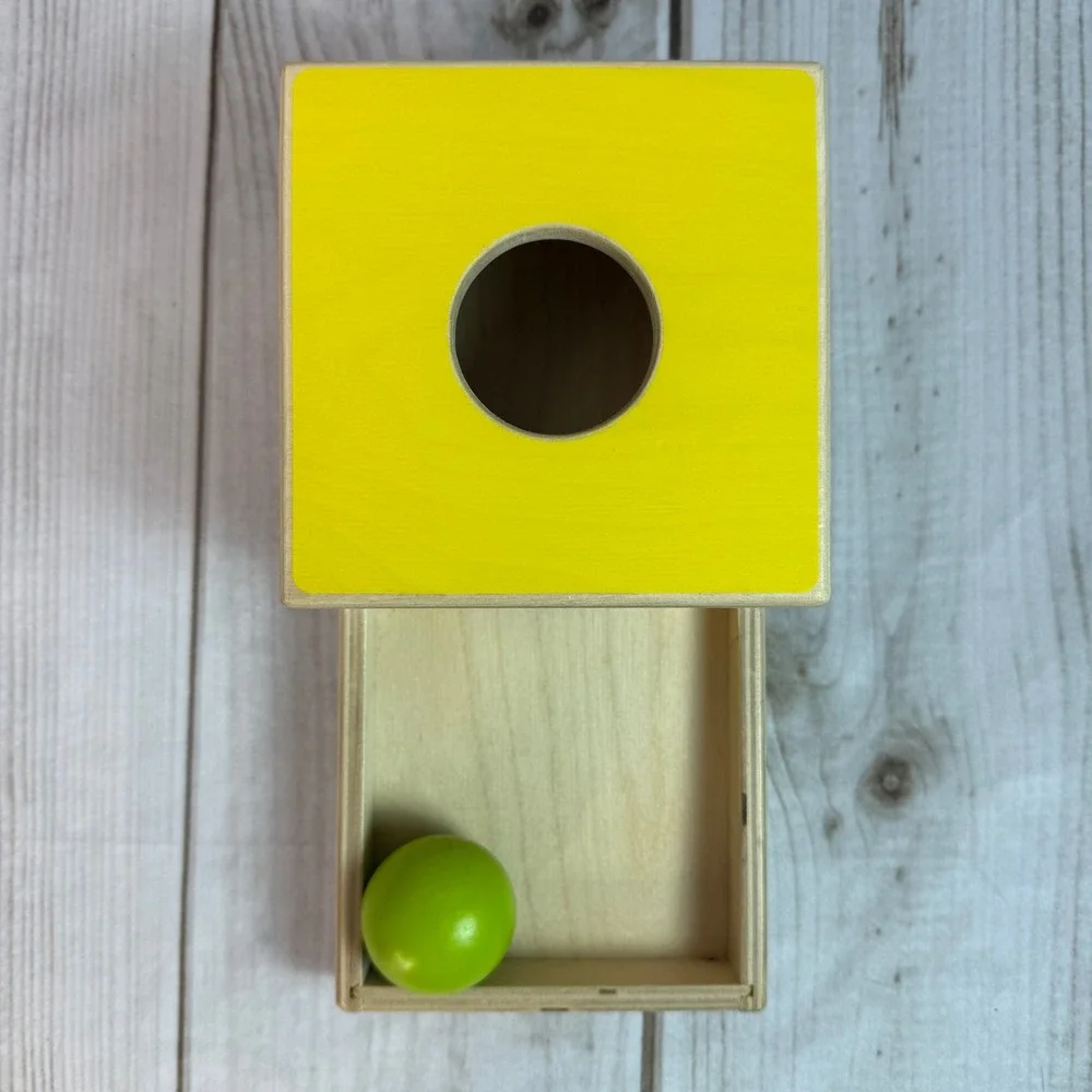Lovevery Wooden Ball‎ Drop Box Toy for Toddlers Learning Development